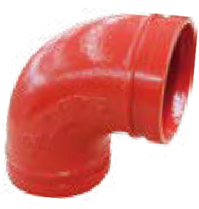 Kolano rowkowane standardowe 90° model 90