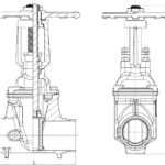 Zasuwa rowkowana OS&Y Transit GV-04/G — 1
